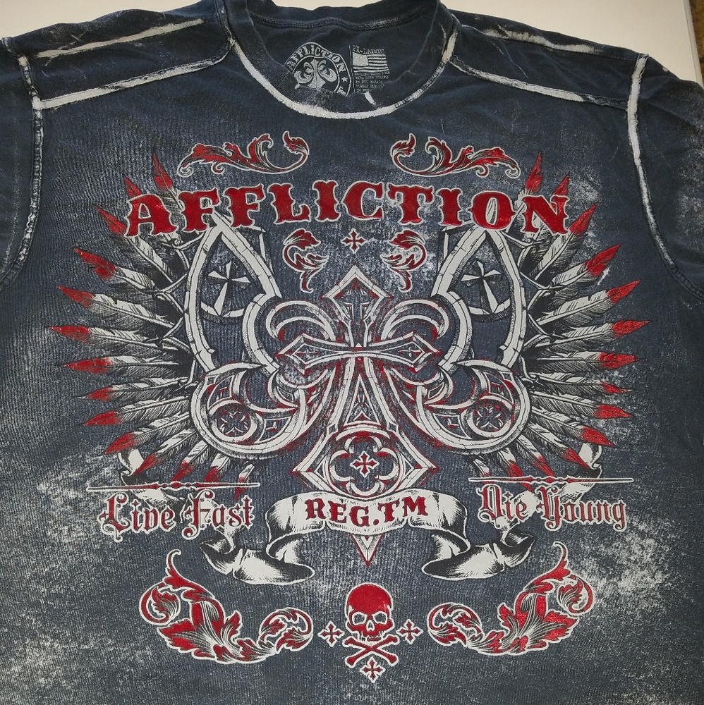 affliction tshirt